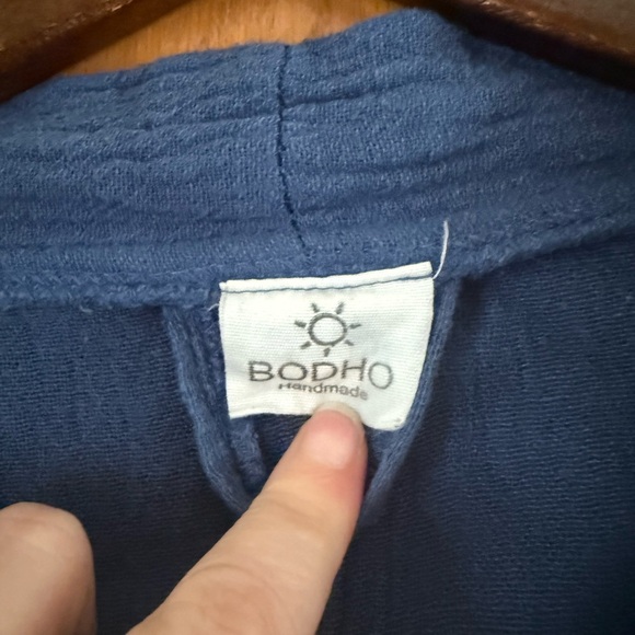 Blue Boho Robe - Picture 2 of 4